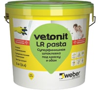 Суперфинишная шпаклевка Vetonit LR pasta 5 кг 1014264