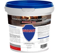 Клей мастика термостойкая INVAMAT 202 черный 15 кг 1348