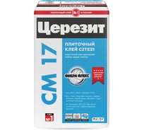 Высокоэластичный клей для плитки Церезит CM 17 класс C2TES1, 25 кг 792212