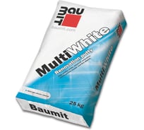 Ремонтная штукатурка мелкозернистая-пластичная Baumit MultiWhite, 25 кг 25 кг (1303)