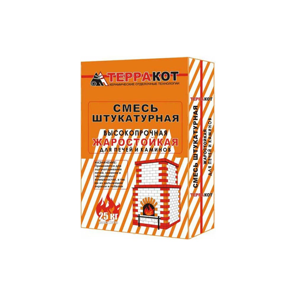 Штукатурная Терракот жаростойкая смесь 25 кг А-17053 - выгодная цена ...