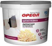 Интерьерная шпатлевка Ореол (водно-дисперсионная; латексная; 8 кг) 62363