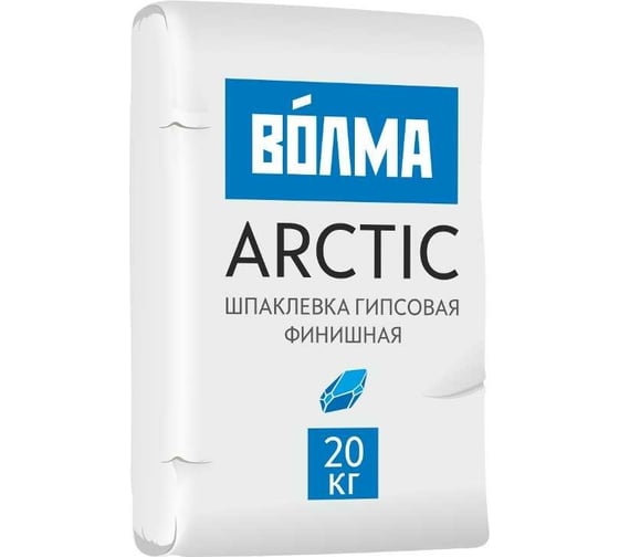 Гипсовая финишная шпаклевка Волма Arctic, 20 кг 30001285