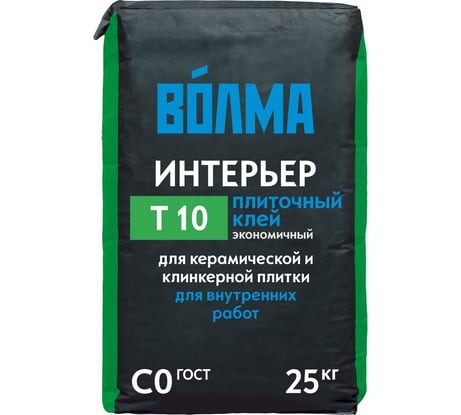 Клей для плитки Волма Интерьер С0 25 кг 30001644