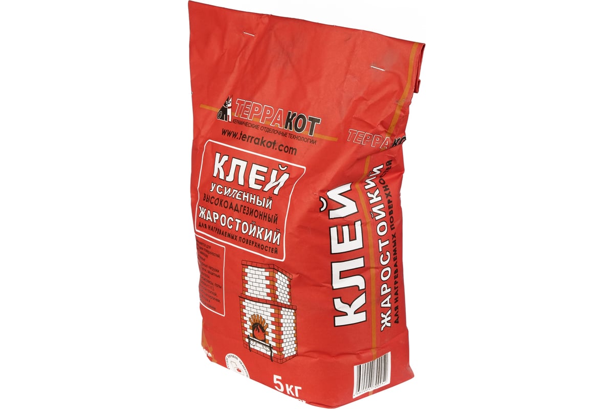 Жаростойкий клей Терракот усиленный, 5 кг А-17056 - выгодная цена ...