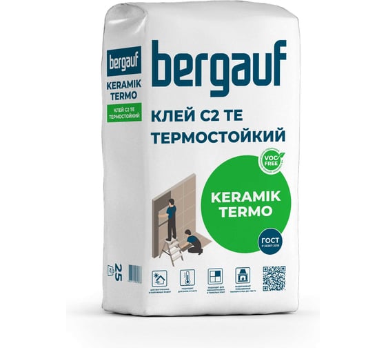 Кладочная смесь Bergauf Keramik Termo, 25 кг 08227