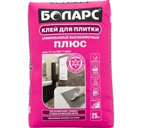 Клей для плитки БОЛАРС Плюс 25 кг, класс C1T 00000003740 21013432