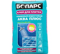 Клей для плитки БОЛАРС АКВА ПЛЮС 25 кг, класс C2TE 00000003735 21013468