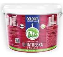 Финишная шпатлевка COLORIT Bio (акриловая; 4 кг) ШК4