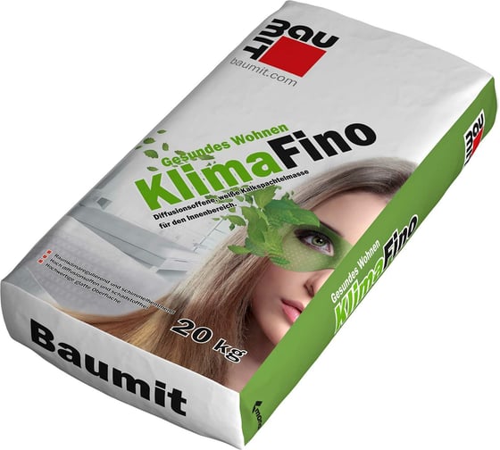 Известковая шпаклевка Baumit KlimaFino 20 кг 4612741800625 1