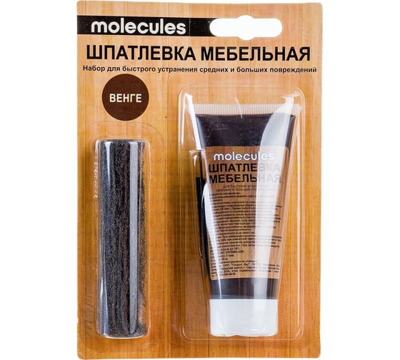 Мебельная шпатлевка Molecules венге KMLS752
