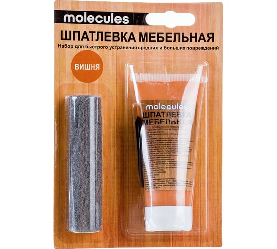 Мебельная шпатлевка Molecules вишня KMLS755