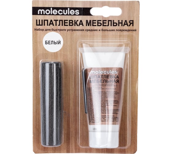 Мебельная шпатлевка Molecules белый KMLS758 1