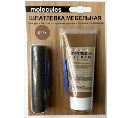 Мебельная шпатлевка Molecules орех KMLS756