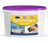 Акриловая шпатлевка AQUADECOR (1 кг; 12 шт) УТ-00006290