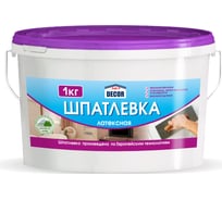 Латексная шпатлевка AQUADECOR (1 кг; 12 шт) УТ-00001206