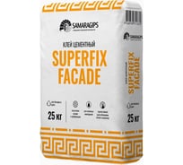 Цементный клей Samaragips SUPERFIX FACADE 25 кг STD_MSK_00021