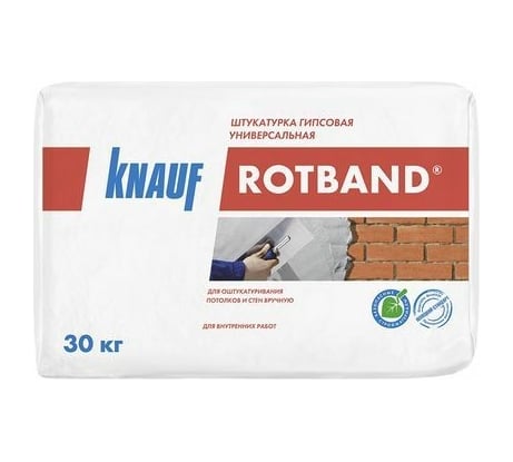 Штукатурка гипсовая Knauf Ротбанд 30 кг 2862