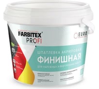 Акриловая финишная шпатлевка Farbitex для наружных и внутренних работ 4300008122