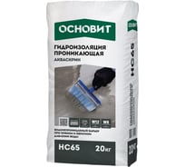 Водоостонавливающая гидроизоляция проникающего типа Основит АКВАСКРИН НС65 20 кг 90094