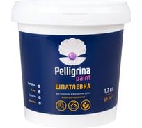 Универсальная акриловая шпатлевка PELLIGRINA PAINT для наружных и внутренних работ, 1.7 кг 231233 23215605