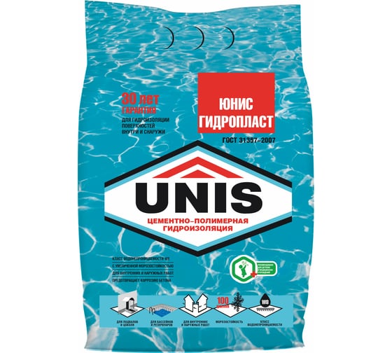 ГИДРОПЛАСТ UNIS 5 кг 4607005182760