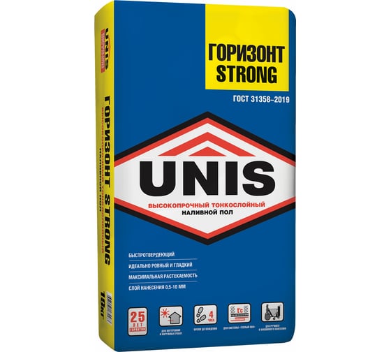 Тонкослойный пол UNIS Горизонт STRONG 18 кг 4607005185563