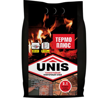 Плиточный клей UNIS Термо ПЛЮС 5 кг, С1Т 4607005184764