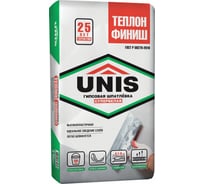 Гипсовая шпатлевка UNIS Теплон Финиш 15 кг 4607005185600