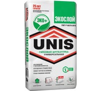 Гипсовая штукатурка UNIS ЭКОСЛОЙ 30 кг 4607005182906