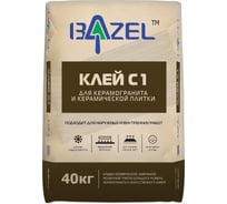 Клей для керамогранита и керамической плитки Bazel С1 40 кг 4673726450112