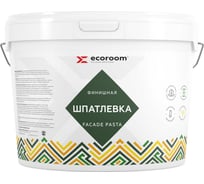 Фасадная шпатлевка ECOROOM Fasade pasta белый, 16 кг Е-Шп-22/16