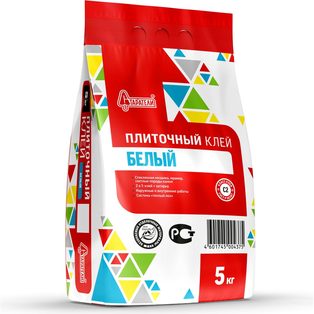Плиточный клей Старатели Белый 5 кг 3277/5388 - выгодная цена, отзывы ...