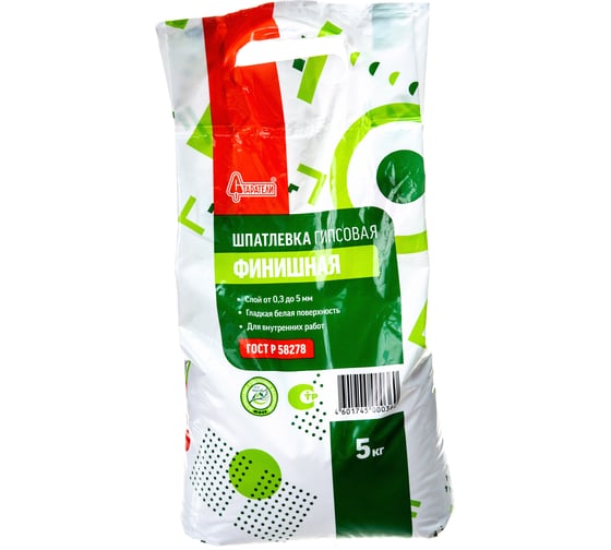 Гипсовая шпатлевка Старатели Финишная 5 кг 3277/3457 - выгодная цена ...