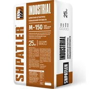 Цементная штукатурка повышенной прочности ШПАТЛЕР Shpatler Industrial 25 кг М-150 Ш00012