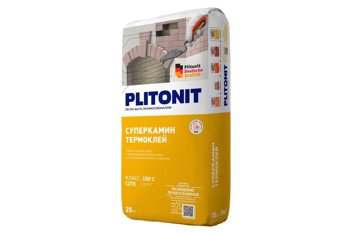 Клей для облицовки печей и каминов PLITONIT СуперКамин ТермоКлей -25 25 ...