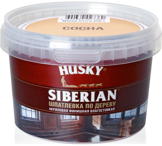 Шпатлевка по дереву HUSKY сосна, 0.8 кг 26534