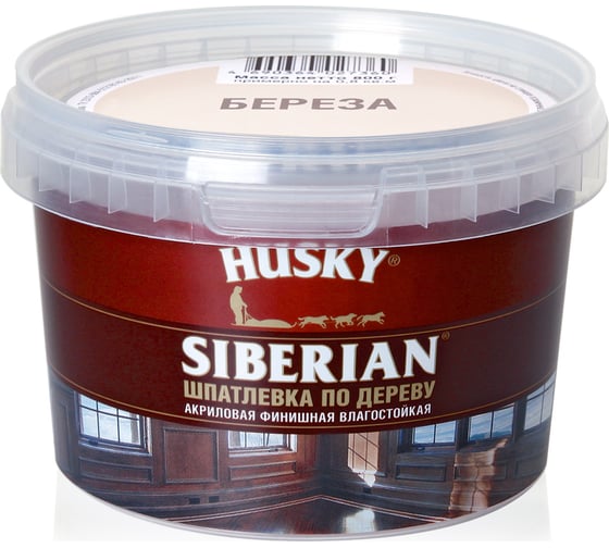 Шпатлевка по дереву HUSKY береза, 0.8 кг 26530