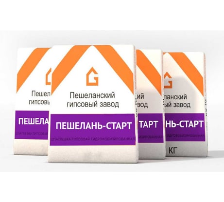 Гипсовая шпатлевка Пешеланский гипсовый завод «пешелань-старт» 25 кг STD_MSK_00058