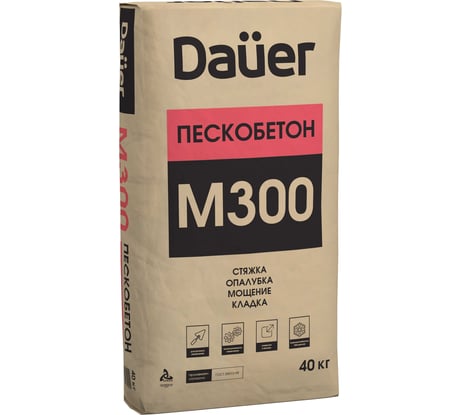 Пескобетон Dauer м-300 40 кг Z-30*40