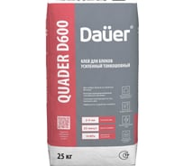 Монтажный тонкошовный клей для ячеистых блоков Dauer quader block d600 25 кг 31751