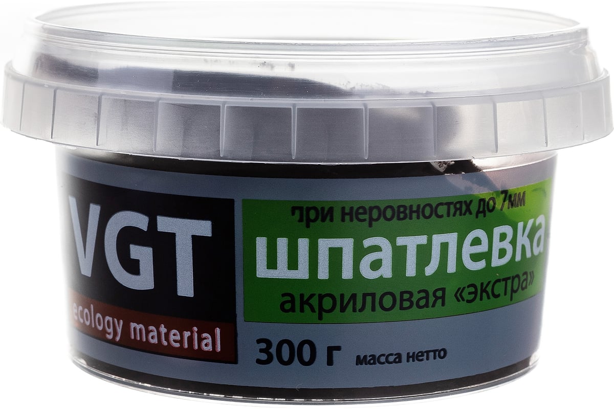 Шпаклевка по дереву Экстра Венге 0,3 кг VGT 11599680 - выгодная цена,  отзывы, характеристики, фото - купить в Москве и РФ