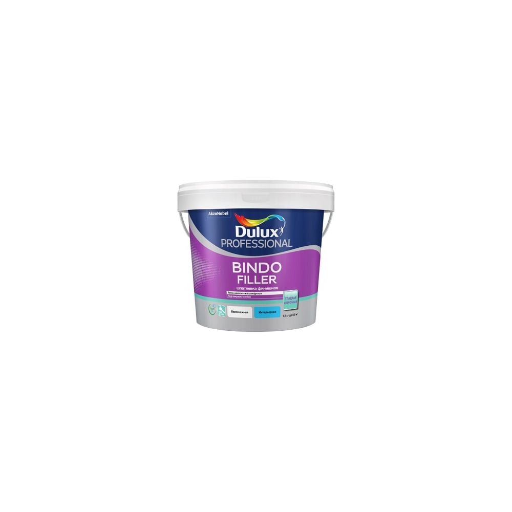 Финишная колеруемая безусадочная шпаклевка под покраску и обои DULUX ...