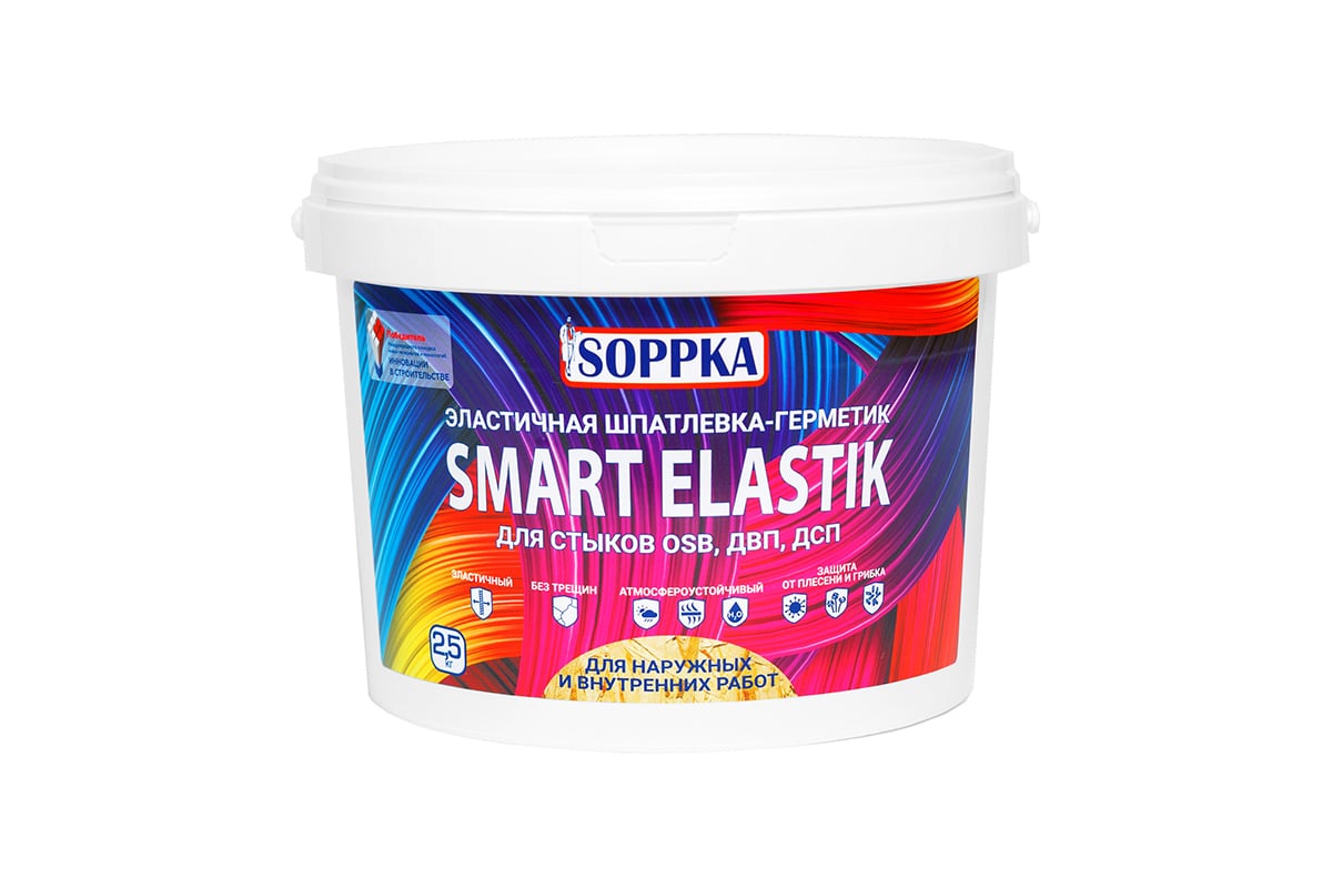 Шпатлёвка-герметик Soppka Smart Elastik для OSB 2,5 кг