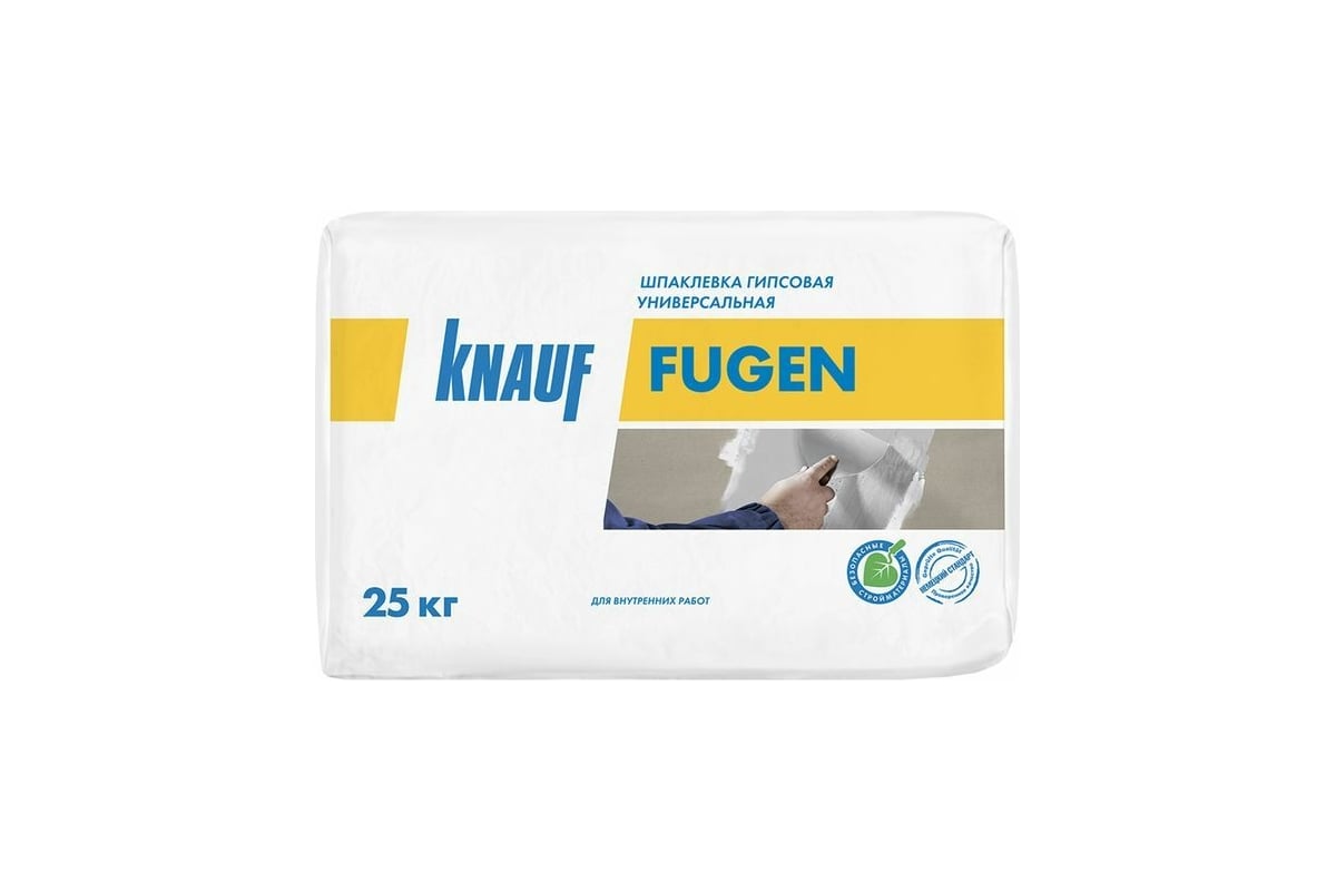  гипсовая Knauf Фуген, 25 кг, универсальная - выгодная цена .