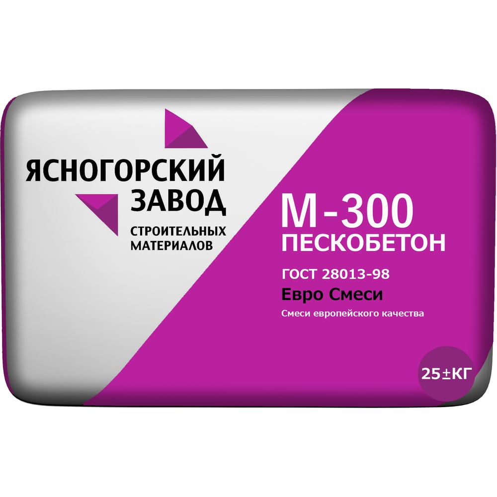 Сухая смесь ЯЗСМ Пескобетон М-300 25 кг 4640013520124