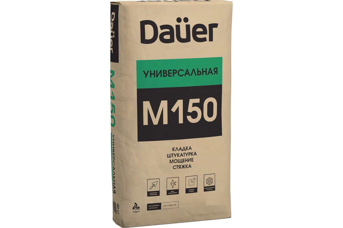 Универсальная сухая смесь Dauer м-150 30 кг 32734 - выгодная цена .