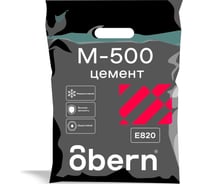 Цемент Obern М-500 белый 3кг 24081