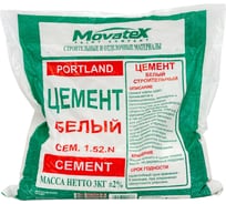 Цемент Movatex белый, 3 кг Т02381 17133991