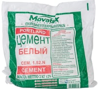 Цемент Movatex белый, 2 кг Т02379 17134015